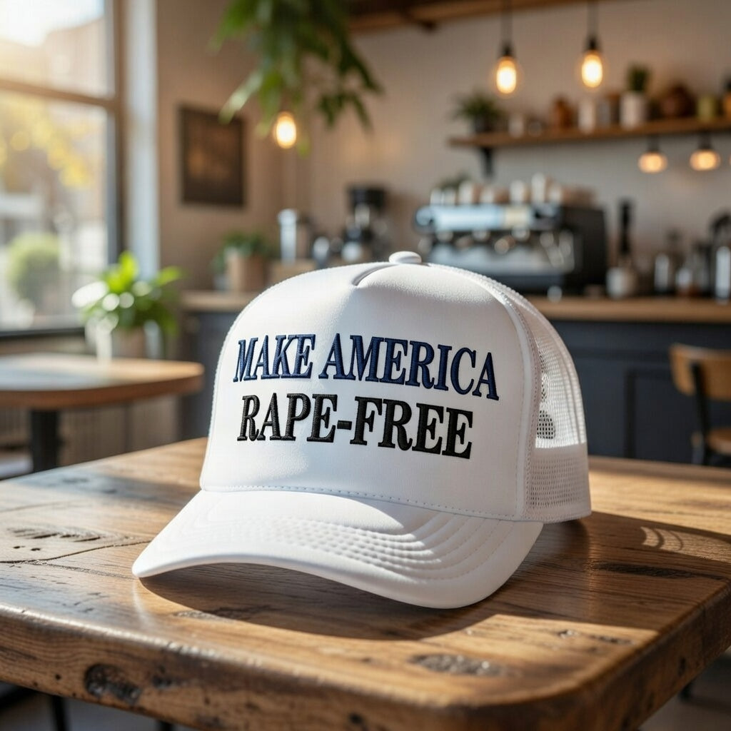 Make America Rape Free hat - product shot